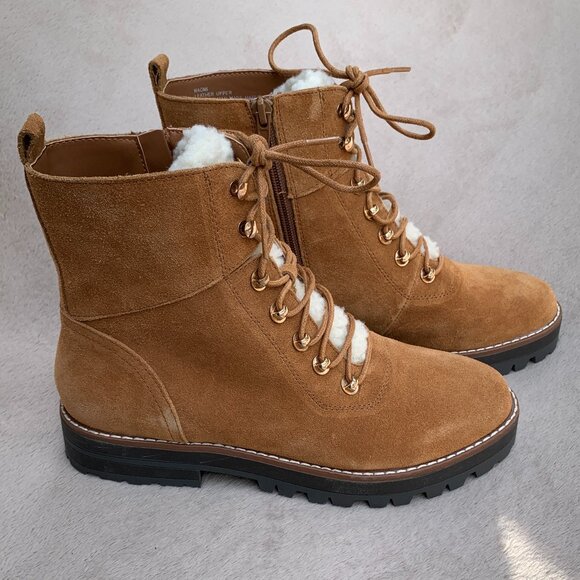 Crown & Ivy Naomi Genuine Suede Boots Sz 7.5 NWT - Picture 5 of 16